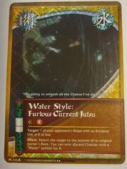 Water Style: Furious Current Jutsu - 332 - Rare - Diamond Foil